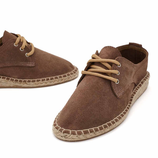Alpargata Blucher Serraje Marrón