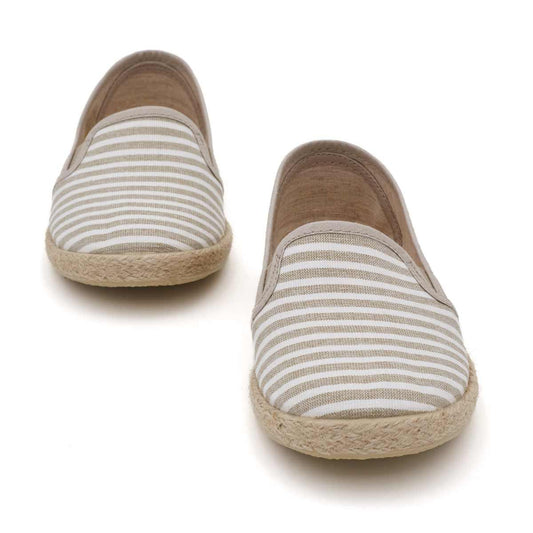 Alpargata Yute Rayas Blanco