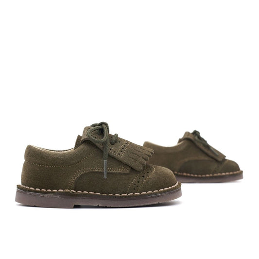 Blucher Bebé Serraje Flecos Verde