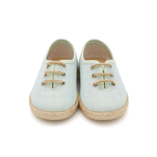 Blucher Niño Yute Lino Salvia