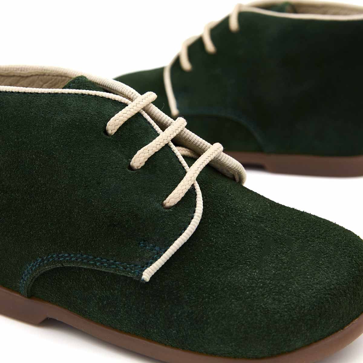 Botas Bebé Serraje Verde