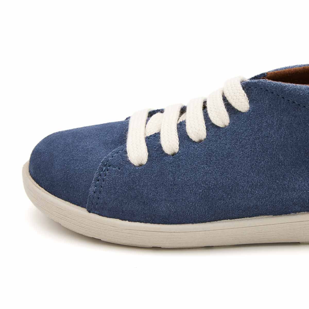 Botas Deportivas Serraje Azul