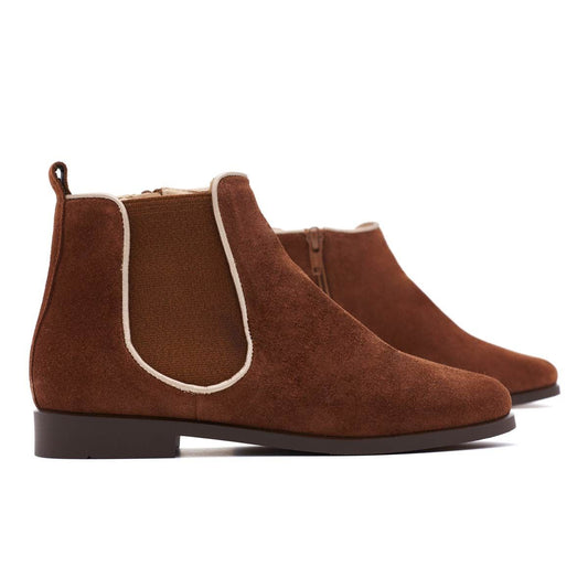 Botas Chelsea Serraje Marrón