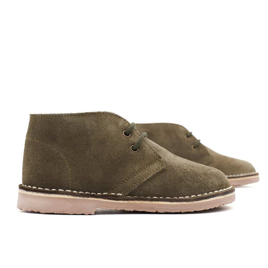 Pisacacas Borreguito Serraje Verde Kaki