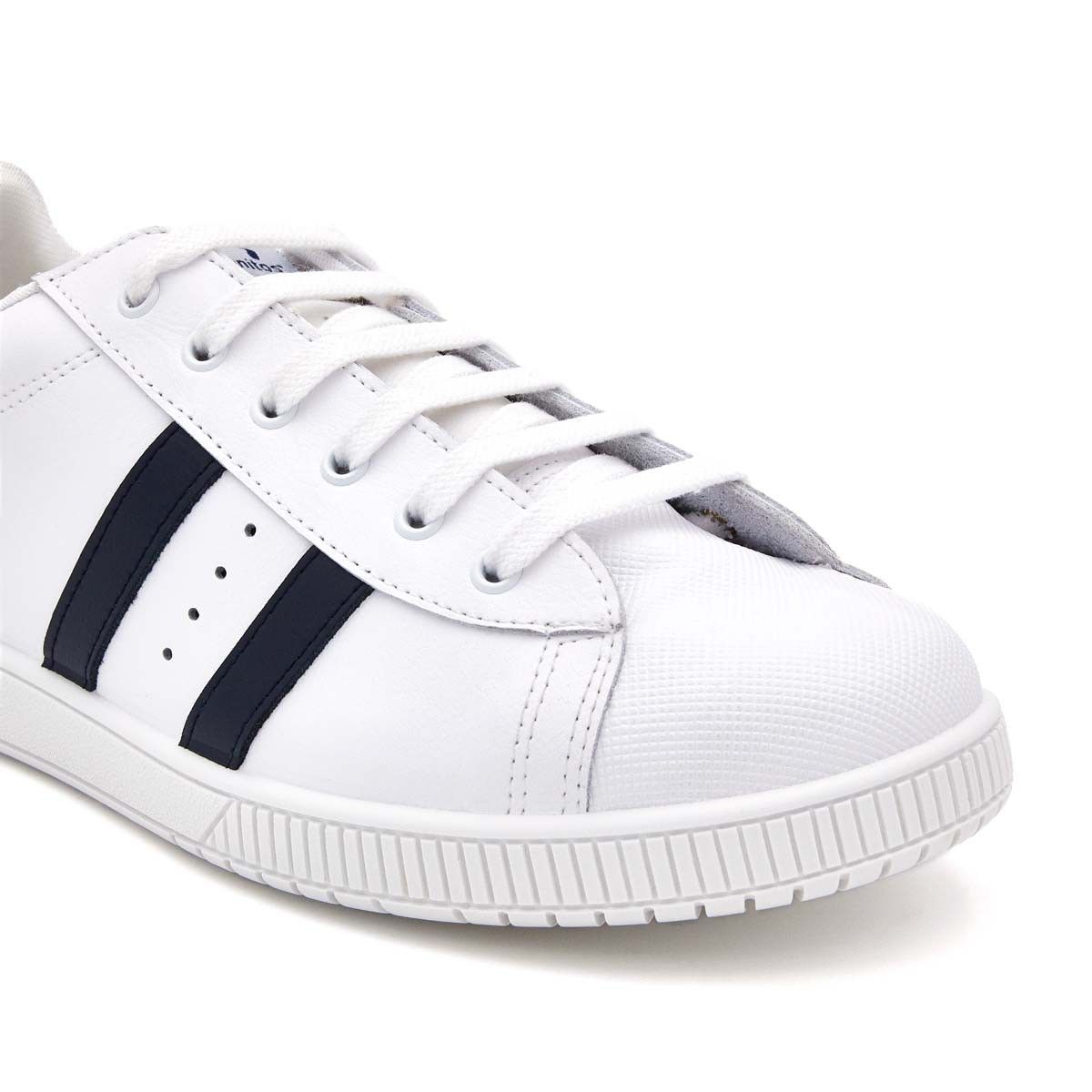 Zapatillas Blancas Rayas Marino Titanitos