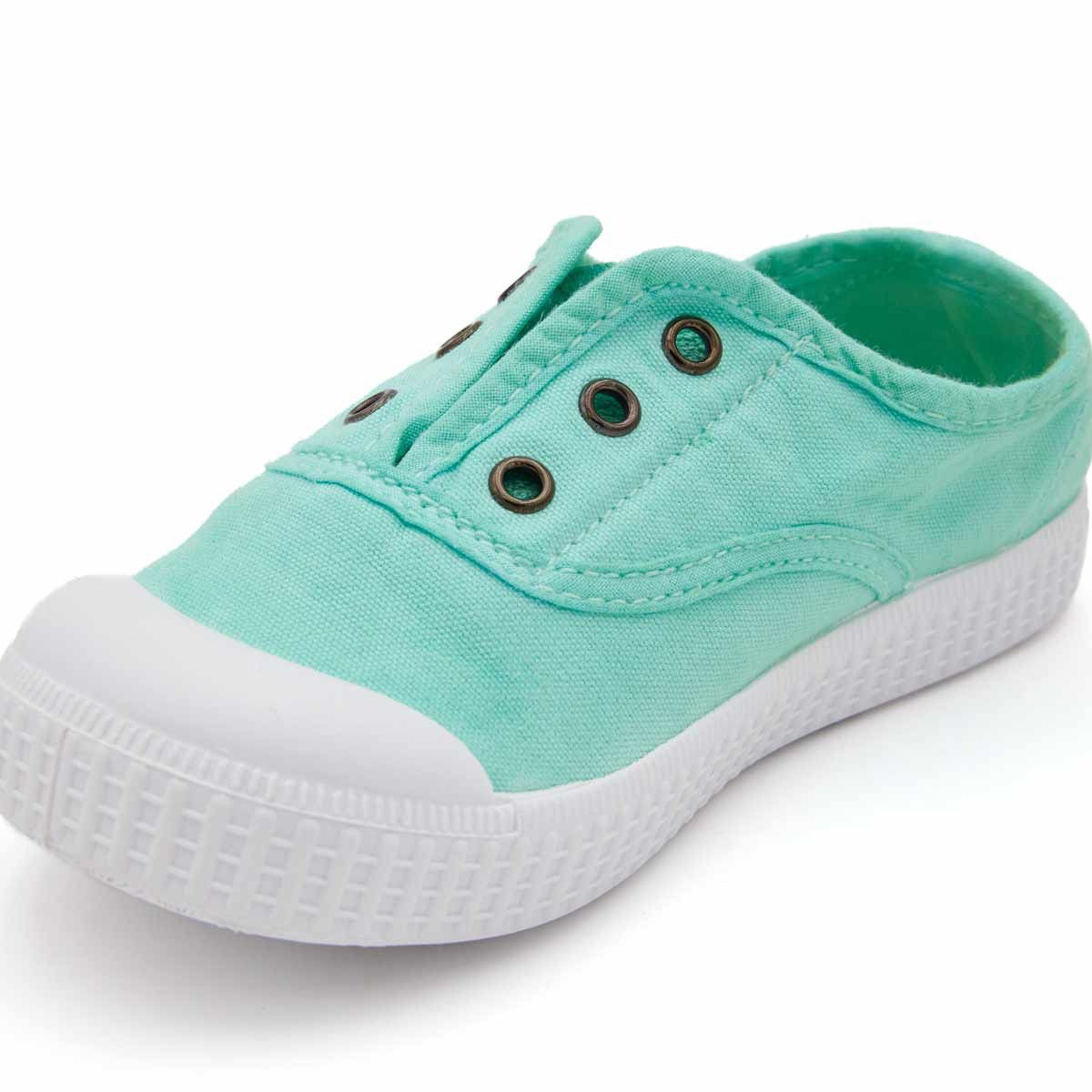 Zapatillas Igor Niños Lona Menta