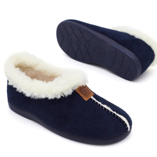 Zapatillas Casa Forro Borrego Marino