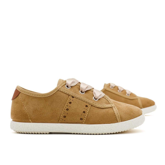 Zapatilla Niña Camel Lazo