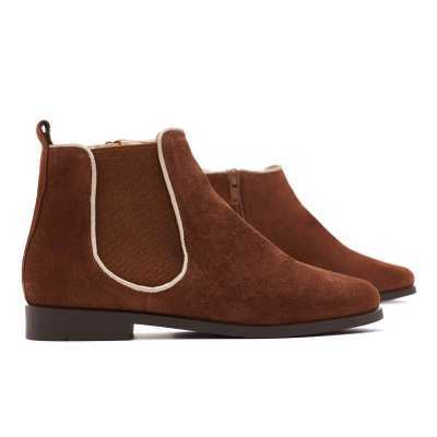 BOTÍN ELÁSTICO SERRAJE MARRÓN 2