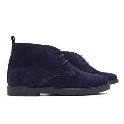 BOTAS NIÑO PIEL AZUL MARINO | Pasitrote 2