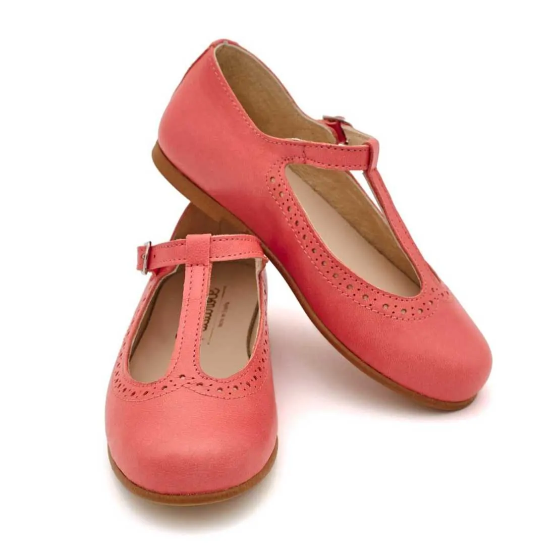 MERCEDITA NIÑA PIEL T CORAL