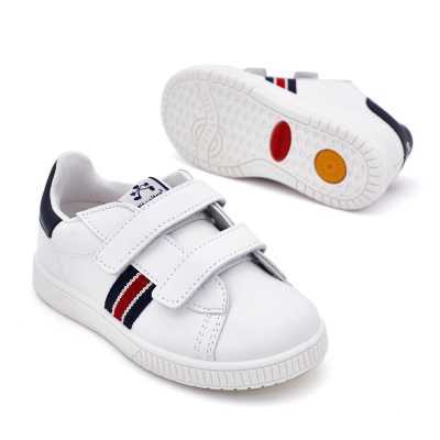 DEPORTIVA PIEL TIRA ADHERENTE COMBINADO BLANCO 2