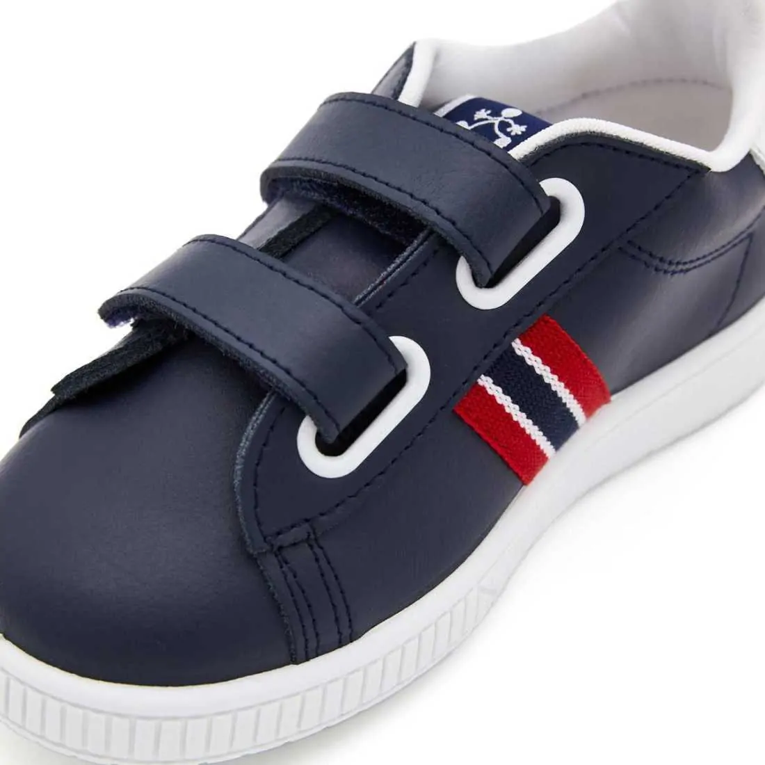 DEPORTIVA PIEL TIRA ADHERENTE COMBINADO MARINO