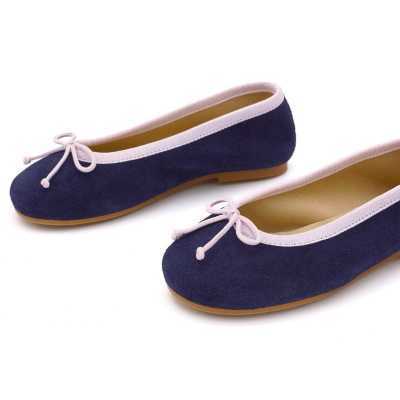 BAILARINAS SERRAJE CONTRASTE MARINO 2