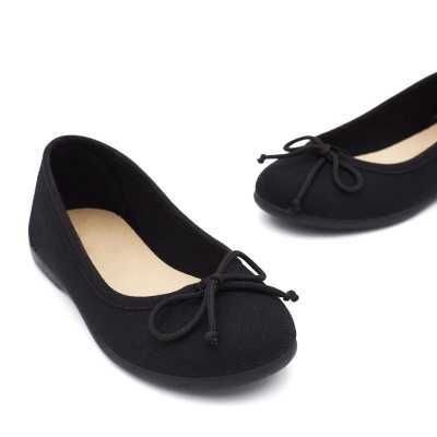 BAILARINA LONA CLÁSICA NEGRO 2