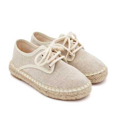 ALPARGATA BLUCHER LINO NATURAL 2