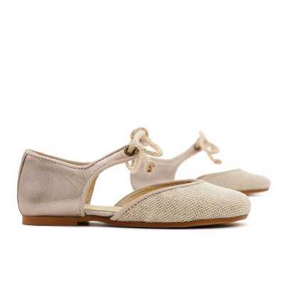 MERCEDITA NIÑA CORDÓN LINO NATURAL 2