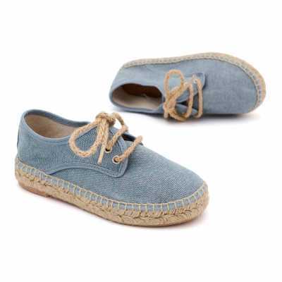 ALPARGATA BLUCHER LONA AZUL 2