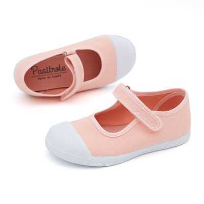 MERCEDITA NIÑA PUNTERA LONA NUDE 2