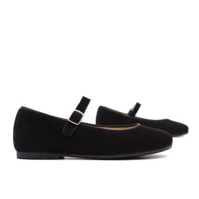 Mercedita para Niña Ante Negro 2