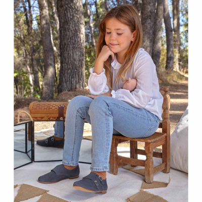 BLUCHER ANTE ANTRACITA PARA NIÑA 2