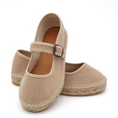 Alpargata Mercedita Yute Lona Canela 2