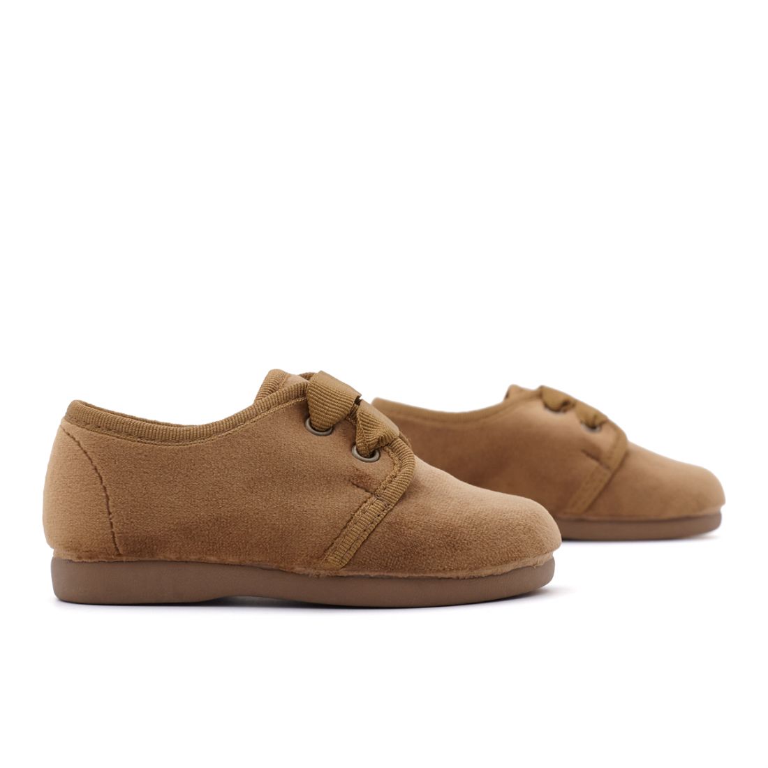 Blucher bebé terciopelo marron