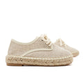 Alpargata Blucher Lino Natural