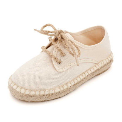 Alpargata Blucher Lona Beige