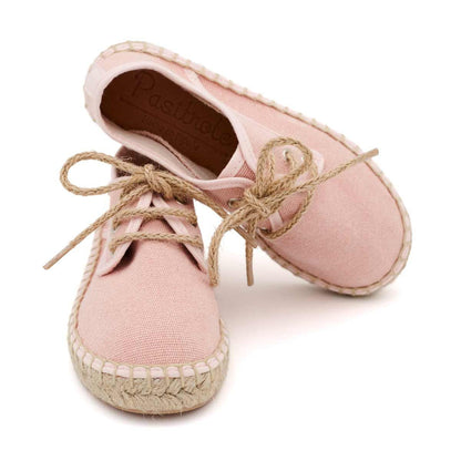 Alpargata Blucher Lona Rosa
