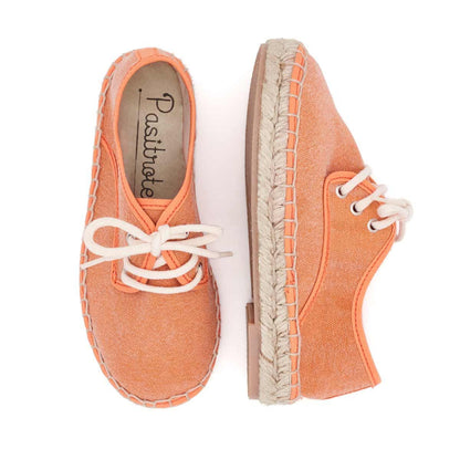 Alpargata Blucher Lona Mandarina