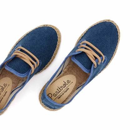 Alpargata Blucher Lona Terra Azul