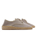Alpargata Blucher Lona Terra Taupe