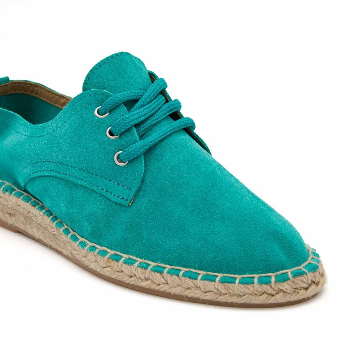 Alpargata Blucher Serraje Menta