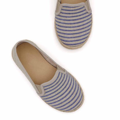 Alpargata Yute Rayas Azul