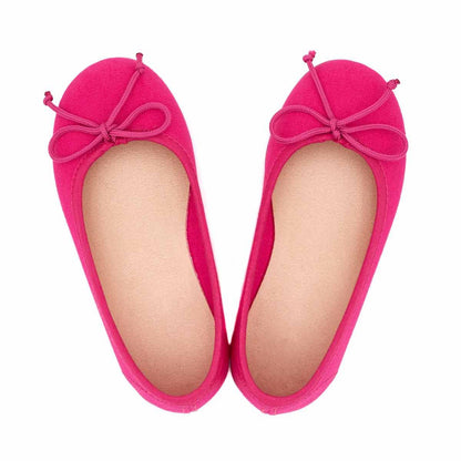 Bailarinas Lona Clásica Fucsia