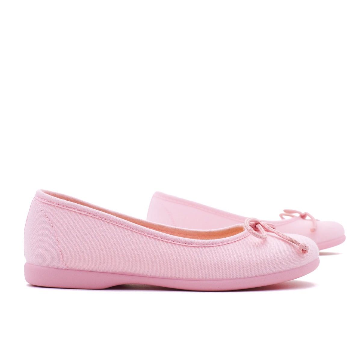 Bailarinas Lona Clásica Rosa