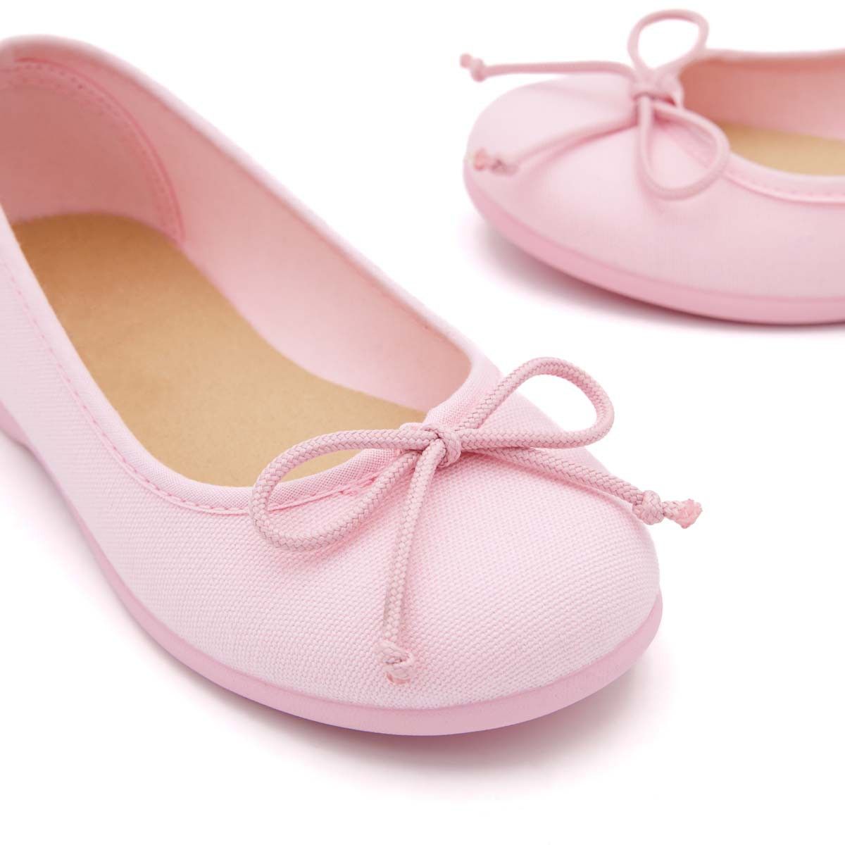 Bailarinas Lona Clásica Rosa