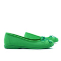 Bailarinas Lona Clásica Verde