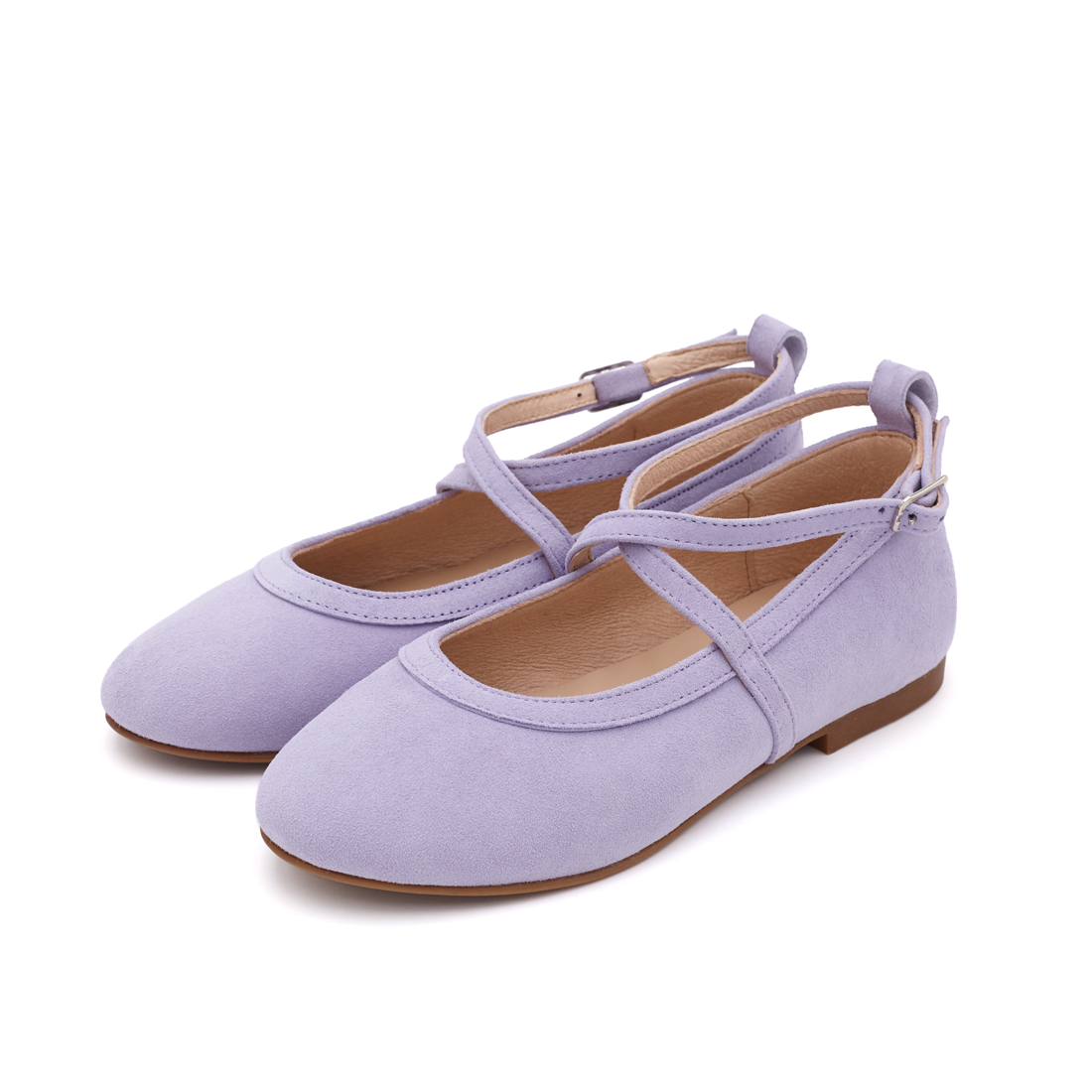 Bailarinas Niña Ante Lavanda
