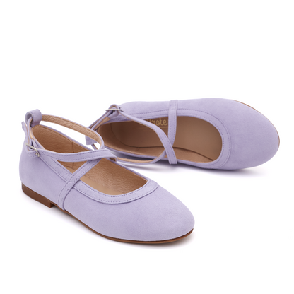 Bailarinas Niña Ante Lavanda