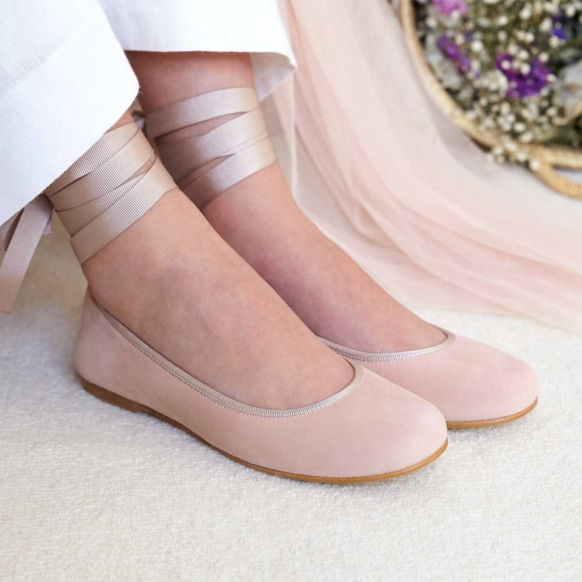 Bailarinas Lazos y Pulseras Ante Nude