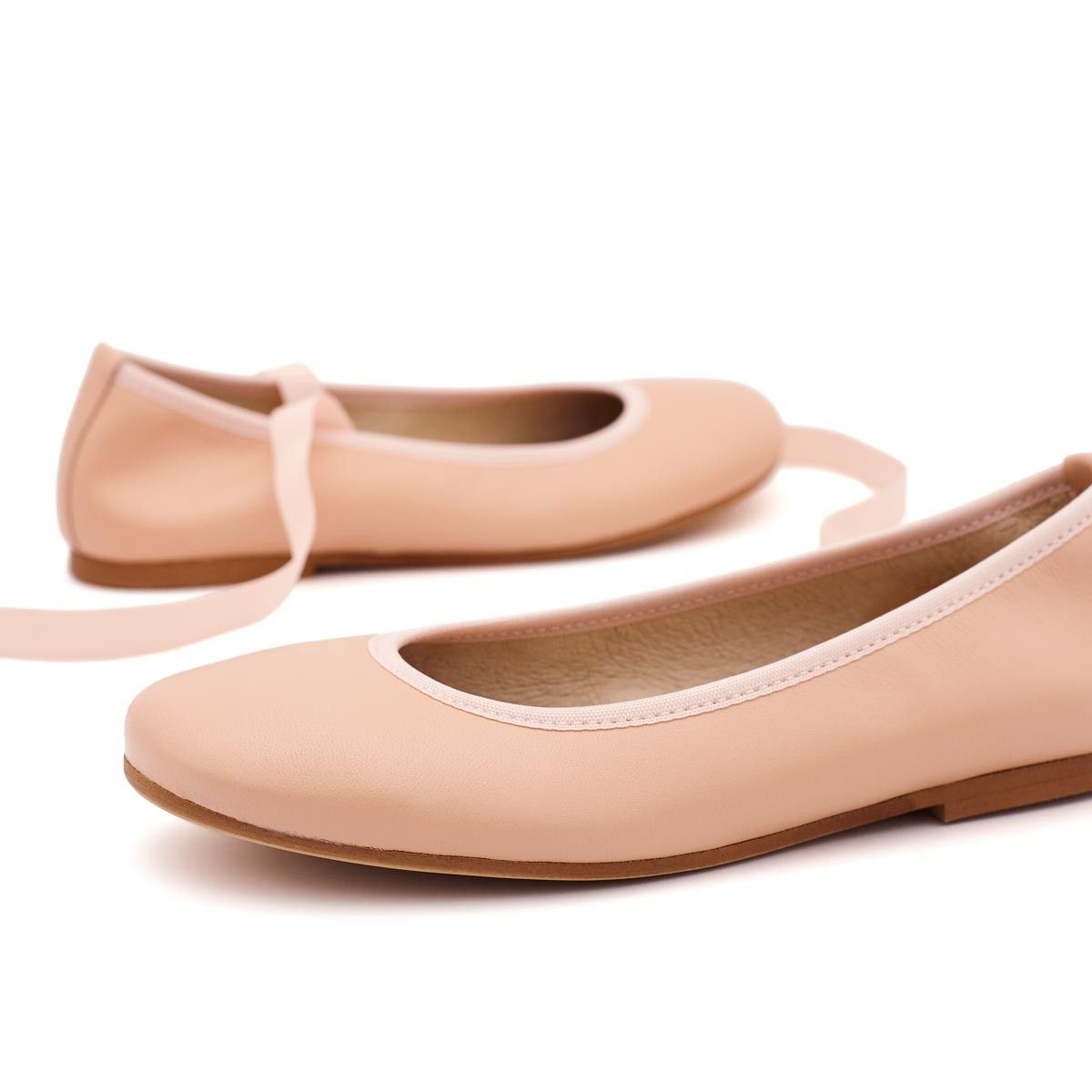 Bailarinas Niña Cintas Piel Rosa Ballet