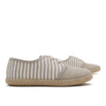 White Striped Jute Blucher