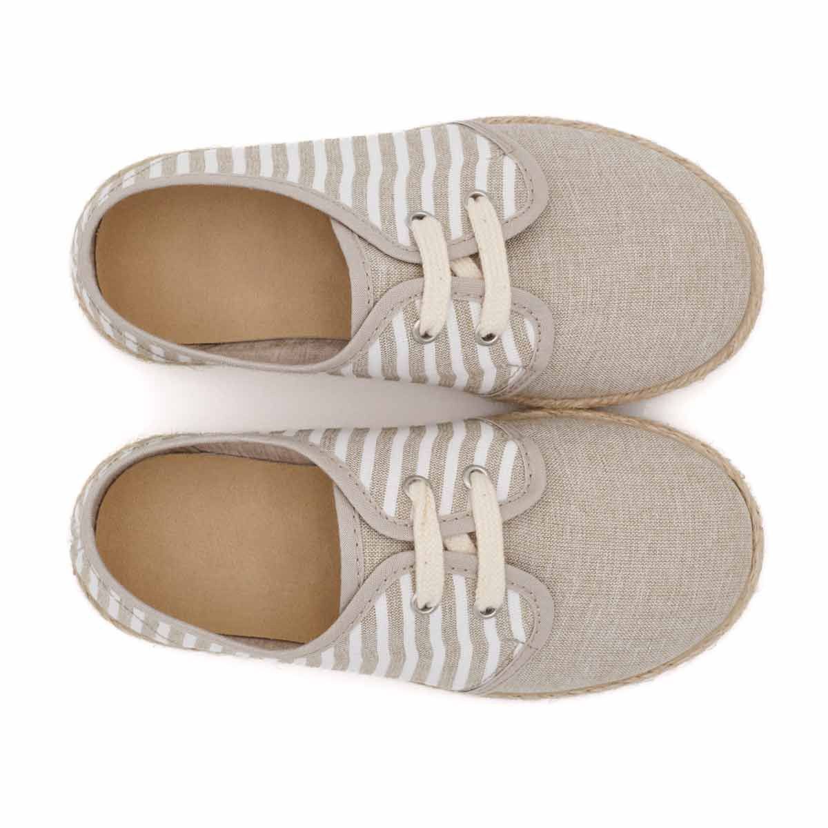 Blucher Yute Rayas Blanco