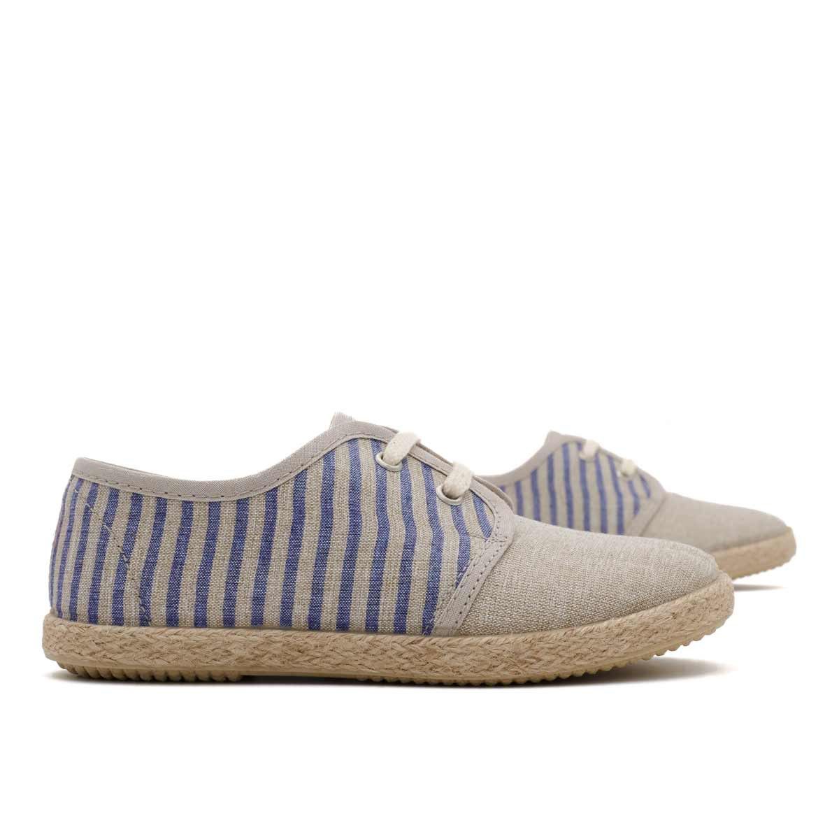 Blucher Yute Rayas Azul
