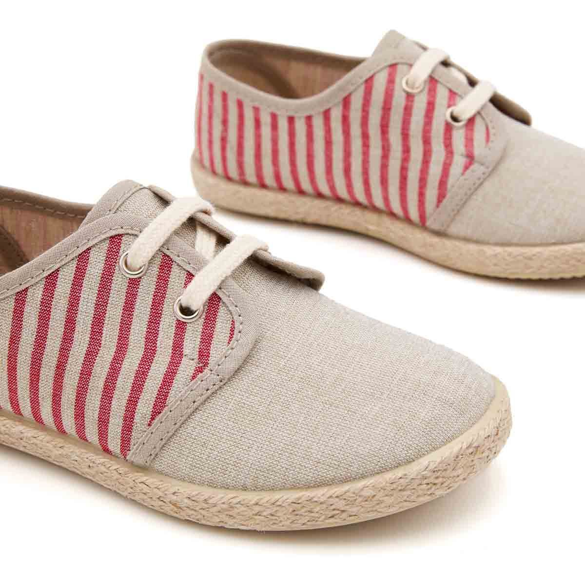 Blucher Yute Rayas Rojo