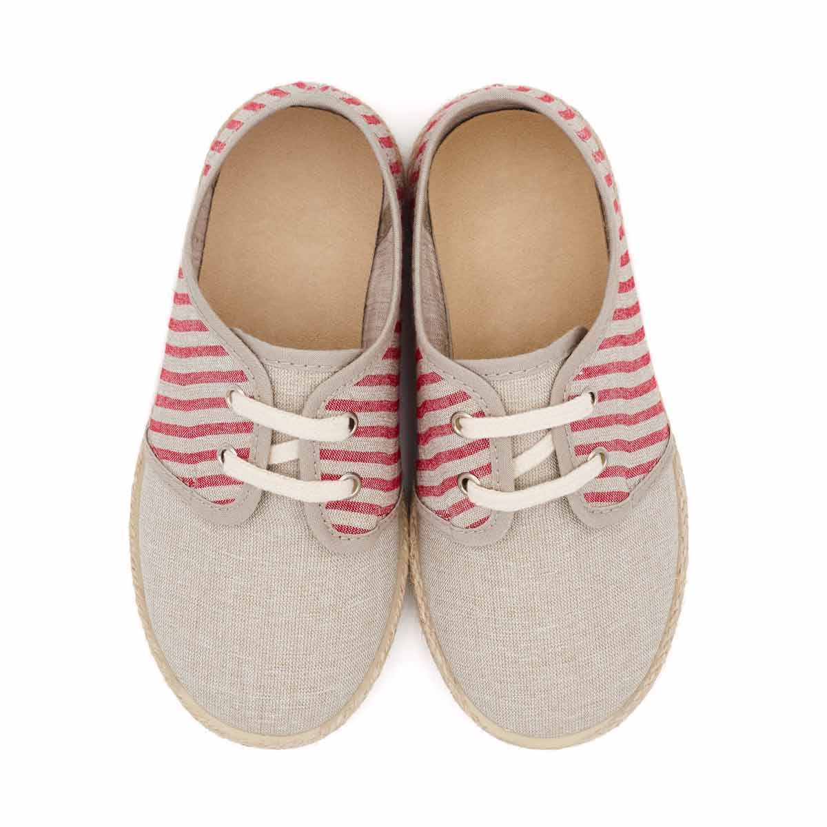 Blucher Yute Rayas Rojo