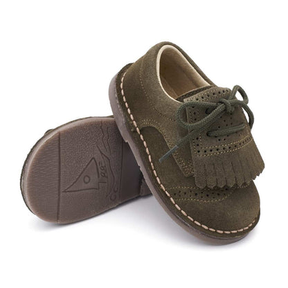 Blucher Bebé Serraje Flecos Verde
