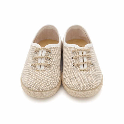 Blucher Niño Yute Lino Natural